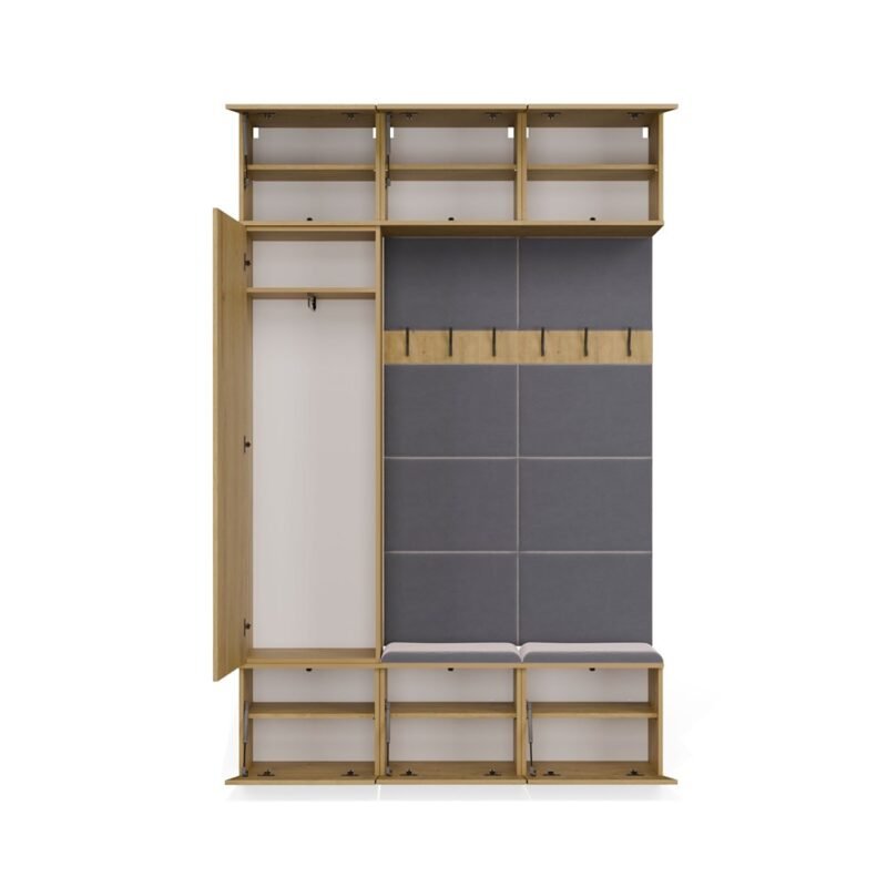 brylka2 Garderobemeubel HAGA III/1Sz2W – Artisan eiken