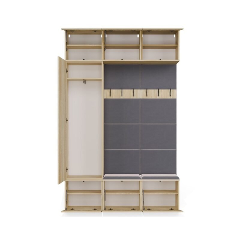 Garderobemeubel HAGA III/1Sz2W – Sonoma eiken