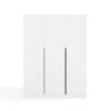 Kledingkast SENSO 3D 150 – 150 cm – Wit / Zwart – 3 deuren