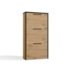 brylka2 Schoenenkast Paula – Artisan eiken / Zwart – 3 deuren