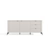 brylka3 Dressoir CORDOBA 2D3S – Castello eiken / Kasjmier beige – 3 laden – soft-close