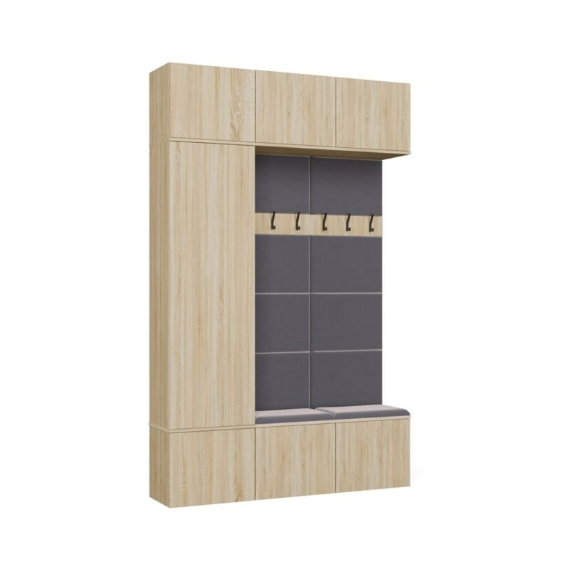Garderobemeubel HAGA III/1Sz2W – Sonoma eiken