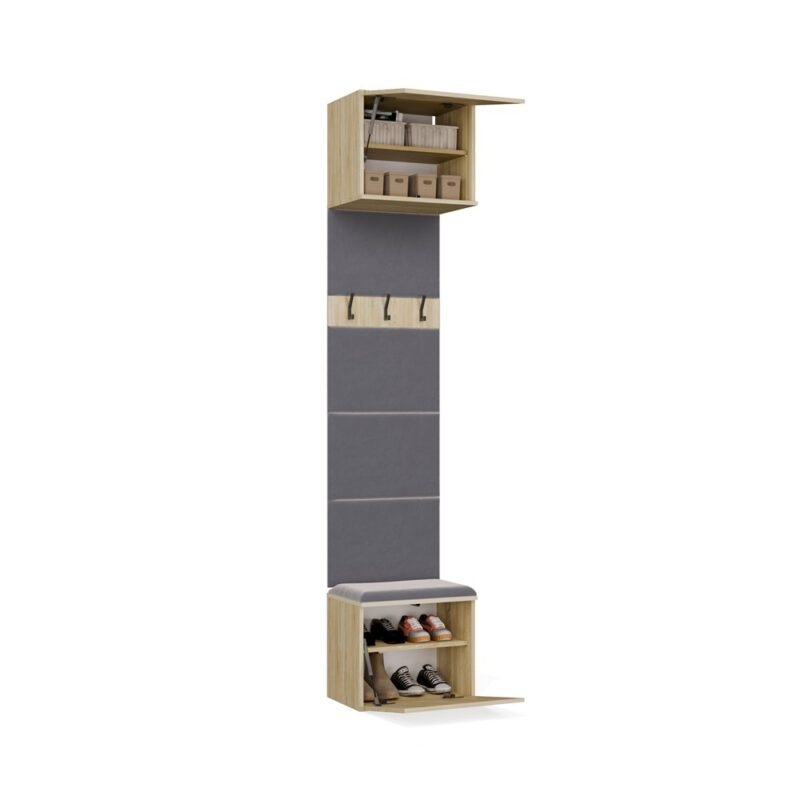 Garderobemeubel HAGA III/1Sz2W – Sonoma eiken