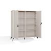 bryopen3 Dressoir CORDOBA 4D – Castello eiken / Kasjmier beige – 4 deuren – 8 planken