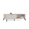 Tafel awa CORDOBA – Kasjmier beige – 2 laden – 2 planken
