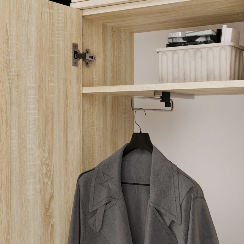 Garderobemeubel HAGA III/1Sz2W – Sonoma eiken