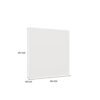 Rek MALAX 3x3 H – 110 × 110 cm – Wit – 3 deuren