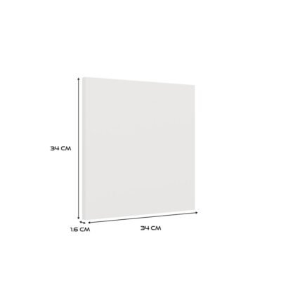 Rek MALAX 3x3 H – 110 × 110 cm – Wit – 3 deuren