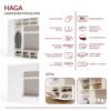 haga2SZ2WINFOgrafika Garderobemeubel HAGA IV 2Sz2W