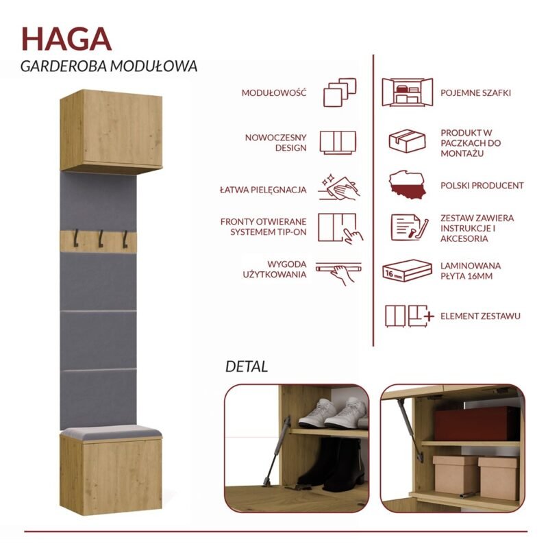 haga5 Garderobemeubel HAGA 1W
