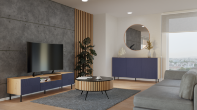 kama-zestaw0007 Dressoir KAMA 3D/K ARISAN GRANAT