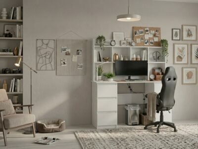 Bureau KUBA met DRIFT bureaustoel en opzetstuk