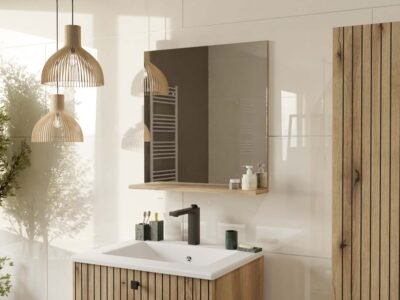 lustro60wizualizacja1 Badkamerspiegel TIGO LUSTRO 60 – 60 × 61,5 cm – Evoke eiken