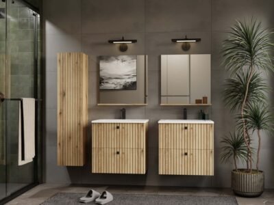 lustro60wizualizacja6 Badkamerspiegel TIGO LUSTRO 60 – 60 × 61,5 cm – Evoke eiken