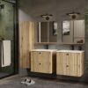 lustro60wizualizacja9 Badkamerspiegel TIGO LUSTRO 60 – 60 × 61,5 cm – Evoke eiken