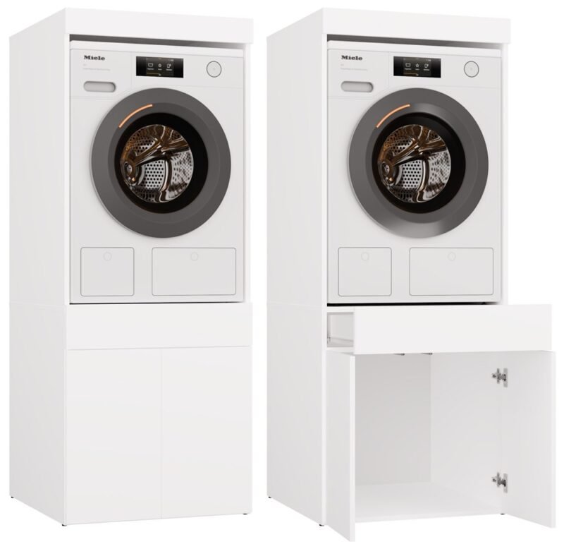 miniaturapolatwin1s Wasmachinekast POLA TWIN 1S – met opbergruimte