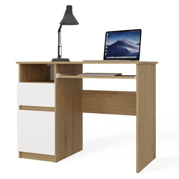 Bureau Komputerowe PORTO – 98,5 × 75 × 51 cm – links