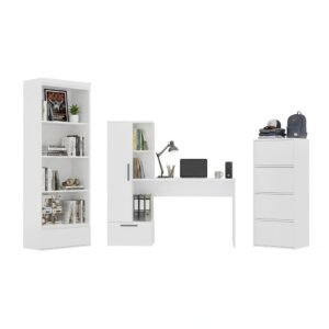 Bureauset Cosmo Komoda Alma – Wit