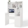 Bureau PORTO – Mat wit / Wit – rechts – met opzetstuk