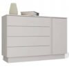 Dressoir AMBER 1D4S – Kasjmier beige – 4 laden – 1 deur