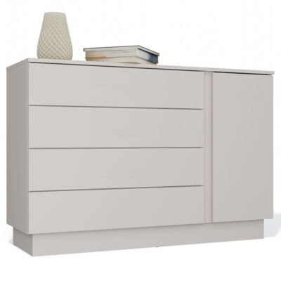 Dressoir AMBER 1D4S – Kasjmier beige – 4 laden – 1 deur