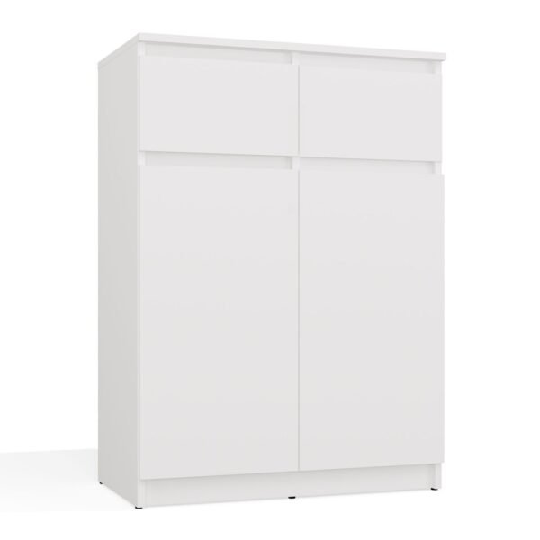 Dressoir Malwa 2DD2S – Wit – 2 laden – 2 deuren