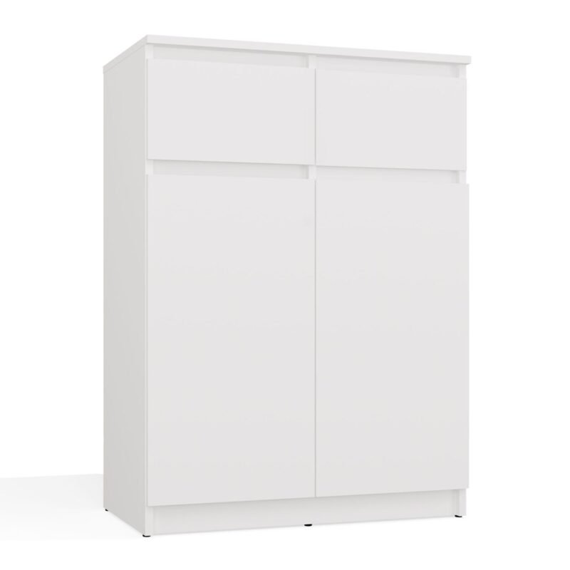 miniaturka Dressoir Malwa 2DD2S – Wit – 2 laden – 2 deuren