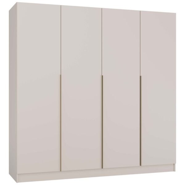 Kledingkast SENSO 4D 200 – 200 cm – Kasjmier beige – 4 deuren