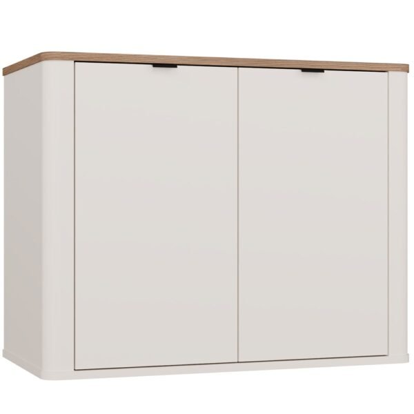 Wastafelmeubel CORDOBA 2D – Castello eiken / Kasjmier – hangend – met wastafel