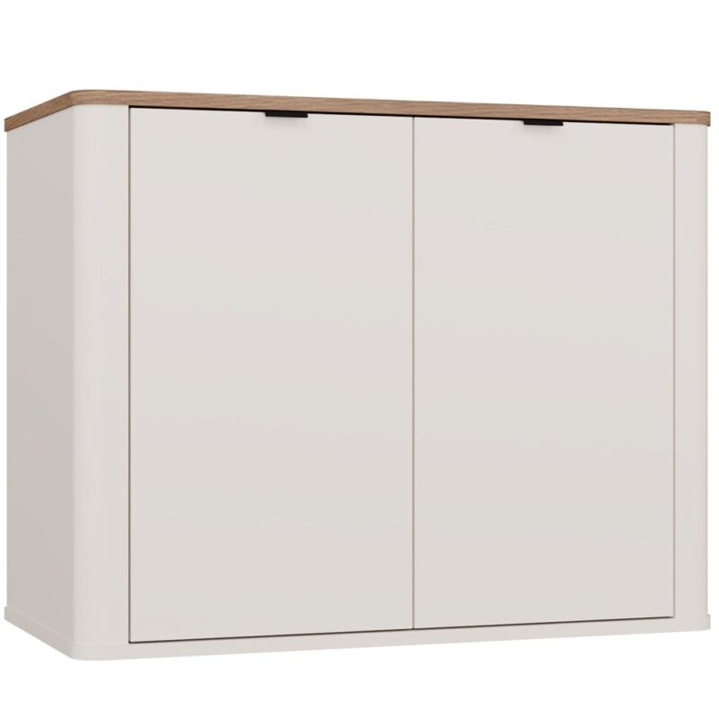 Wastafelmeubel CORDOBA 2D – Castello eiken / Kasjmier – hangend – met wastafel
