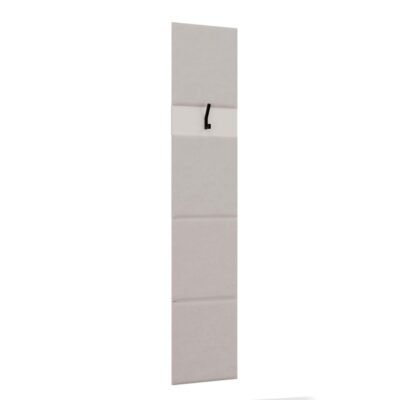 Garderobemeubel HAGA – Kasjmier beige – met beklede zitting