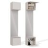 miniaturka7 Garderobemeubel HAGA 1L – 238 × 50 × 35 cm – Kasjmier beige