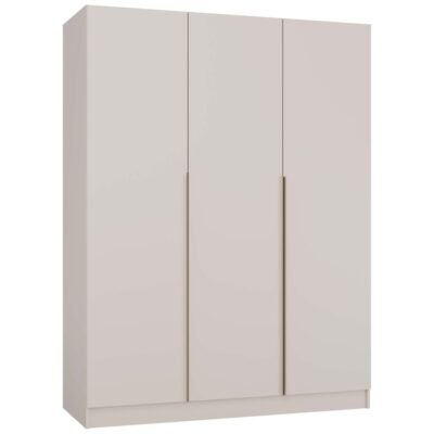 Kledingkast SENSO 3D 150 – 150 cm – Kasjmier beige – 3 deuren