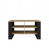 modern-4pp Tafel Modern 4P – Artisan eiken / Zwart
