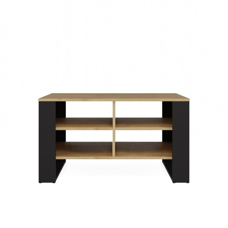 modern-4pp Tafel Modern 4P – Artisan eiken / Zwart