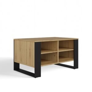 Tafel Modern 4P – Artisan eiken / Zwart