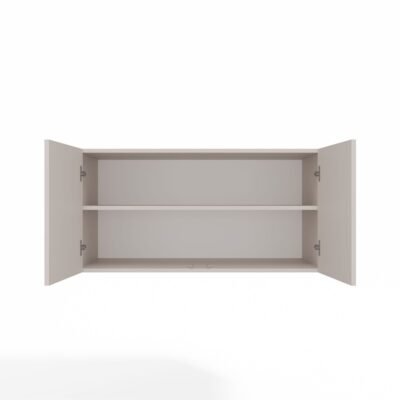 Kledingkast SENSO 3D – 250 cm – Kasjmier / Zwart – met opzetstuk