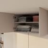 Kledingkast SENSO 4D – 250 × 200 cm – Kasjmier / Zwart – met opzetstuk