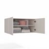 ndstsenso38 Kledingkast SENSO 4D – 250 × 200 cm – Kasjmier – met opzetstuk