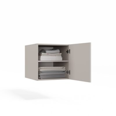 Kledingkast SENSO 3D – 150 cm – Kasjmier – met opzetstuk
