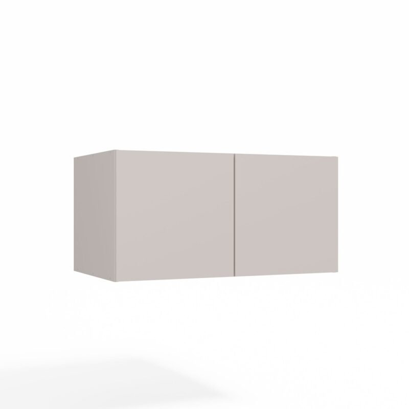 Kledingkast SENSO 4D – 250 × 200 cm – Kasjmier / Zwart – met opzetstuk