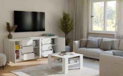 Dressoir COSTA 1D3S/2D3S – Wit