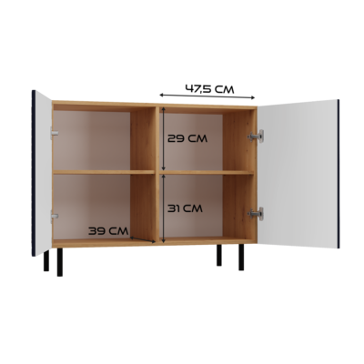 pion-st.-open-wymiary-png Dressoir KAMA 2D SLIM ARISAN