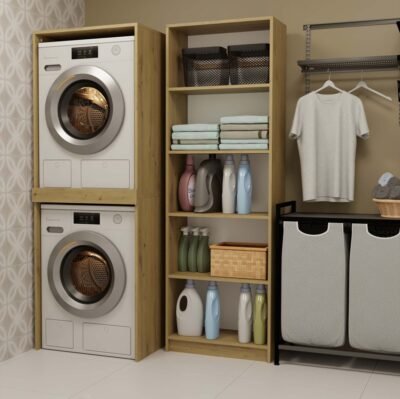 polatwinartisan5 Wasmachinekast POLA TWIN – met opbergruimte