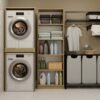 polatwinartisan6 Wasmachinekast POLA TWIN – met opbergruimte