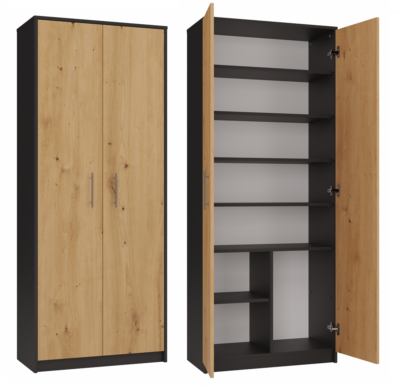 profilowe Rek Oliv 2D – Antraciet / Artisan eiken