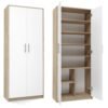 Rek Oliv 2D – Wit / Sonoma eiken