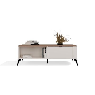 stolik5 Tafel awa CORDOBA – Castello eiken / Kasjmier beige – 2 laden