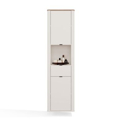 Badkamerkast CORDOBA 2D1S – Castello eiken / Kasjmier – hangend