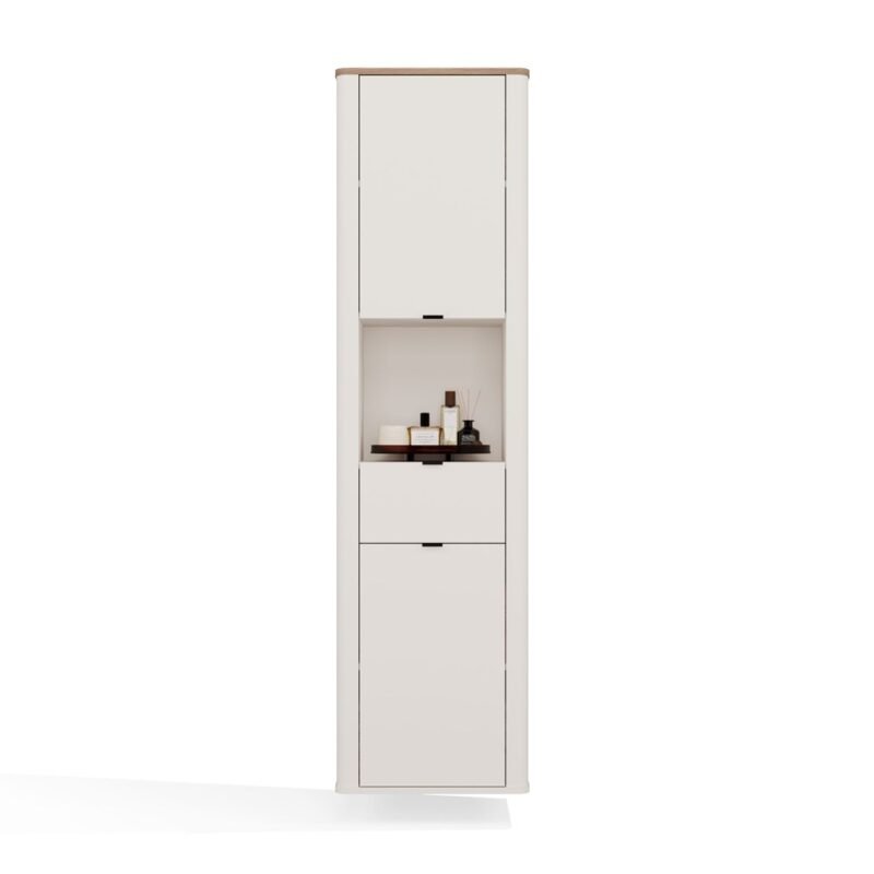 Badkamerkast CORDOBA 2D1S – Castello eiken / Kasjmier – hangend